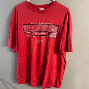 Y2K St. Louis Cardinals National League Champion 2004 Tshirt